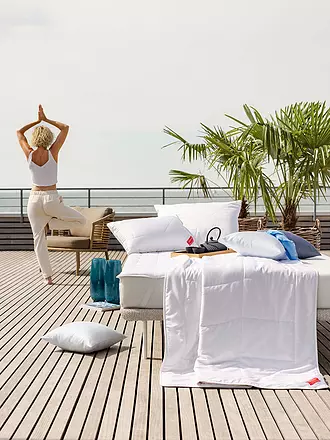 HEFEL | Sommerdecke WELLNESS RETREAT 140x200cm Weiss | 